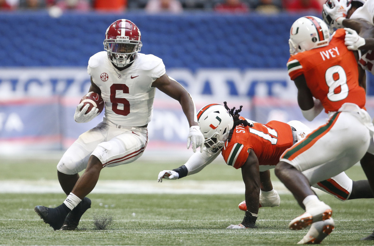 Trey Sanders is looking strong after coming back from a rough lower-body injury.